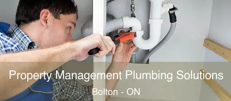 Property Management Plumbing Solutions Bolton - ON